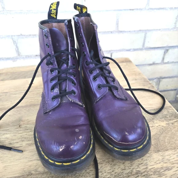 Purple Dr. Martens - Picture 3 of 10